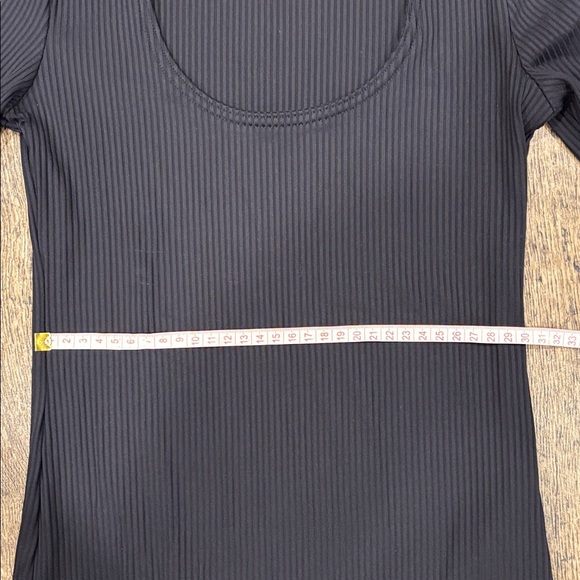 Abercrombie & Fitch Ribbed Black Bodysuit - Picture 7 of 7